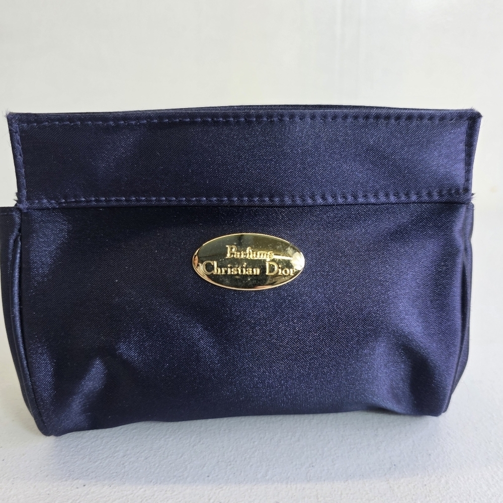 Dior Parfums satin toilettries/make up  Bag